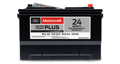 Motorcraft® Tested Tough® PLUS Batteries, $119.95 MSRP,